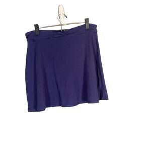 REI Blue Cotton Blend Athletic Tennis Stretch Mini Skirt Women Sz M